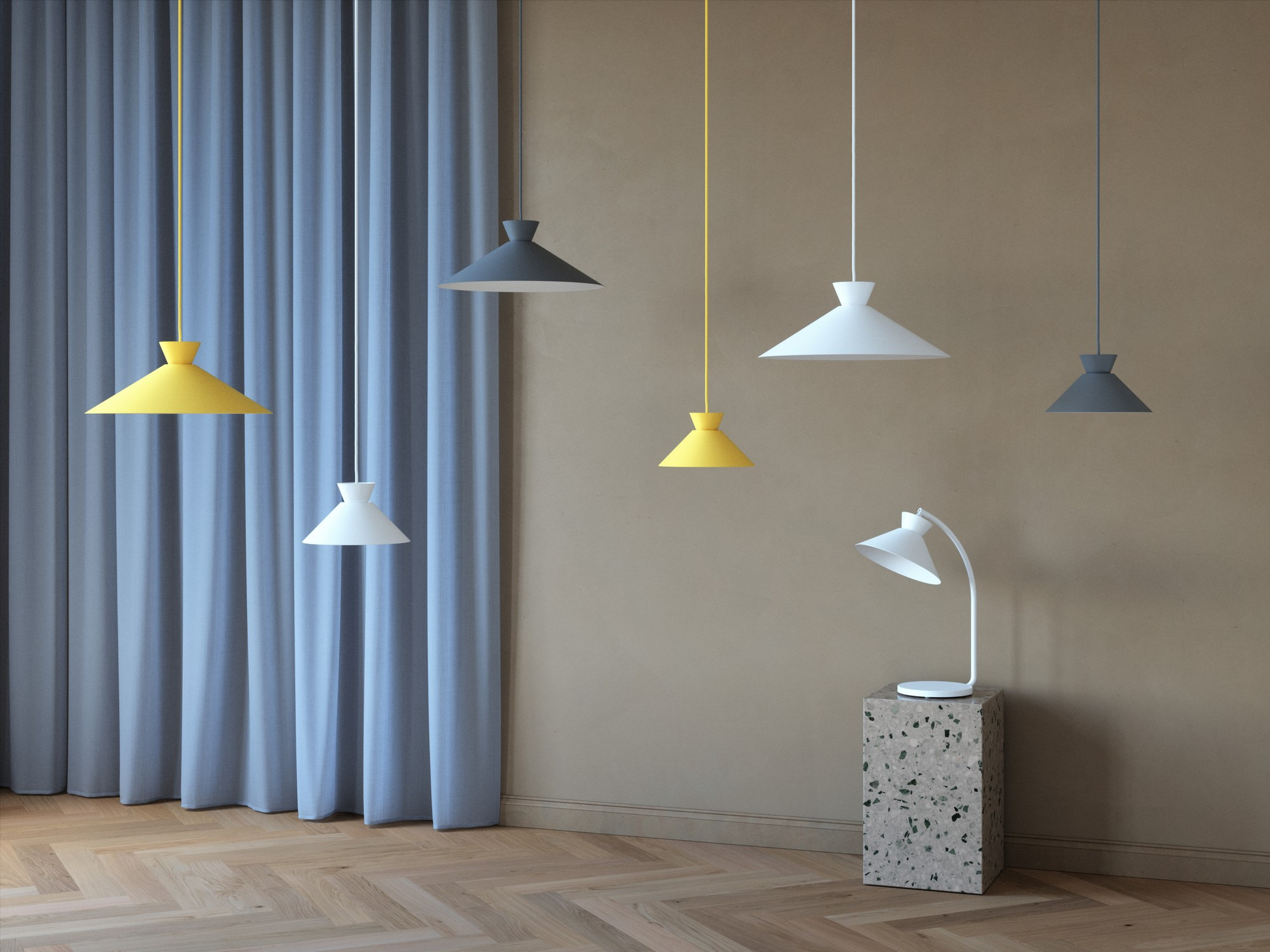 Suspension Dial en métal au design contemporain par Nordlux Suspension Dial en métal au design contemporain par Nordlux
