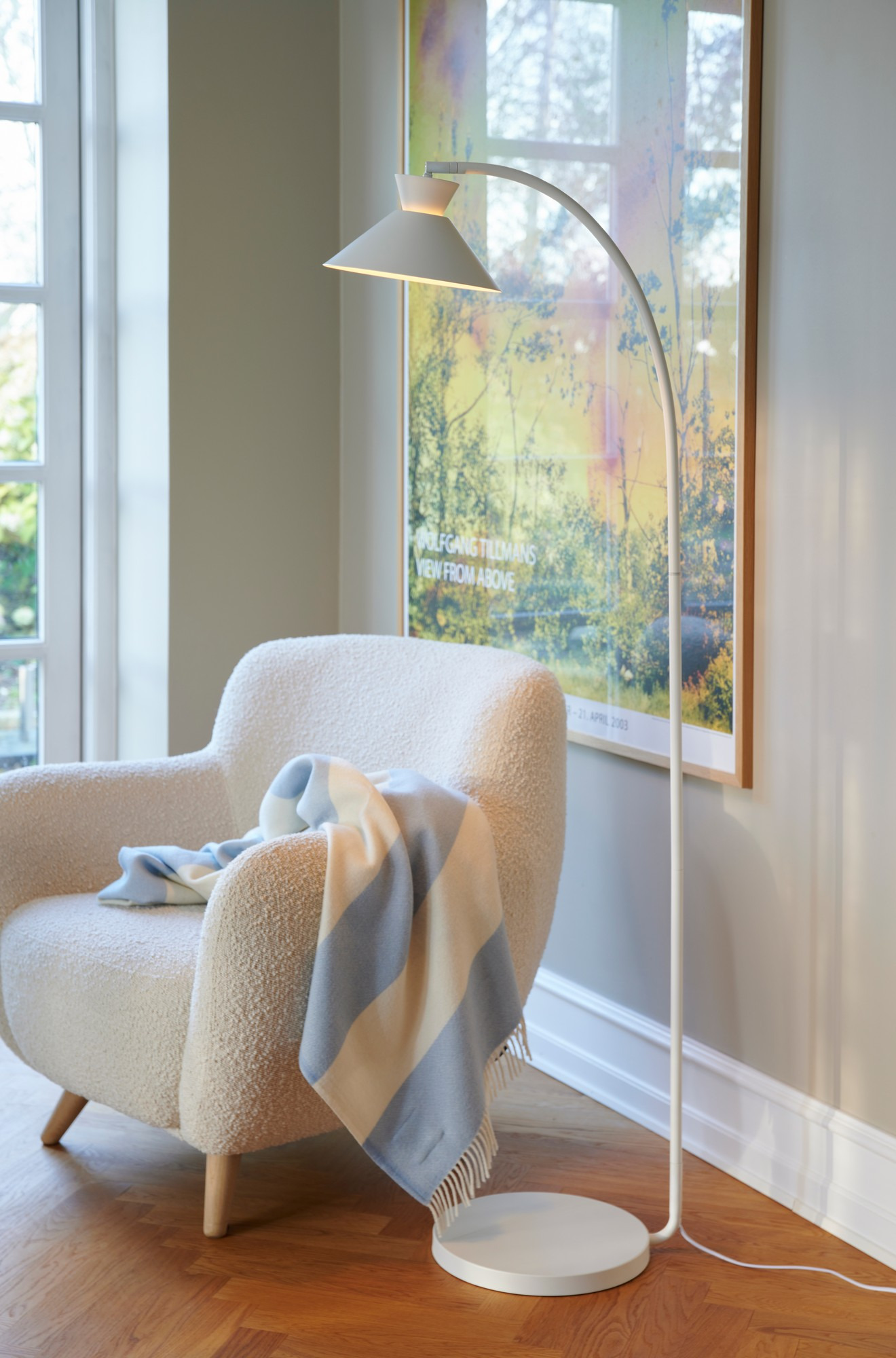 Lampadaire Dial métal au design contemporain par Nordlux