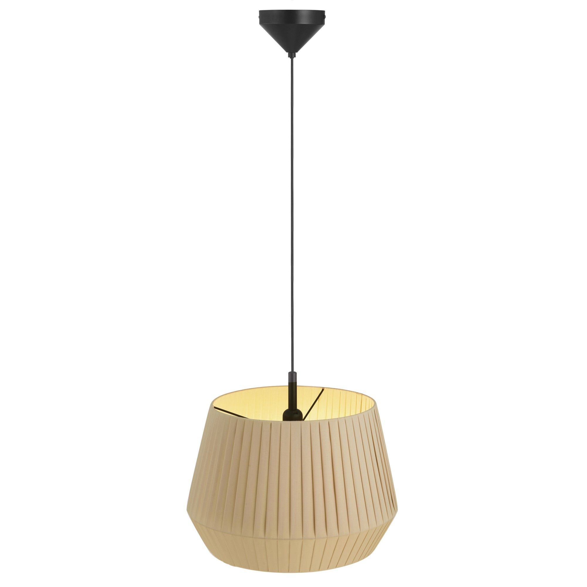 Suspension Dicte coton plissé au design contemporain par Nordlux