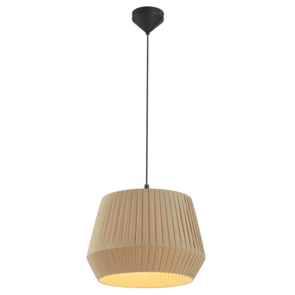Suspension Dicte coton plissé au design contemporain par Nordlux