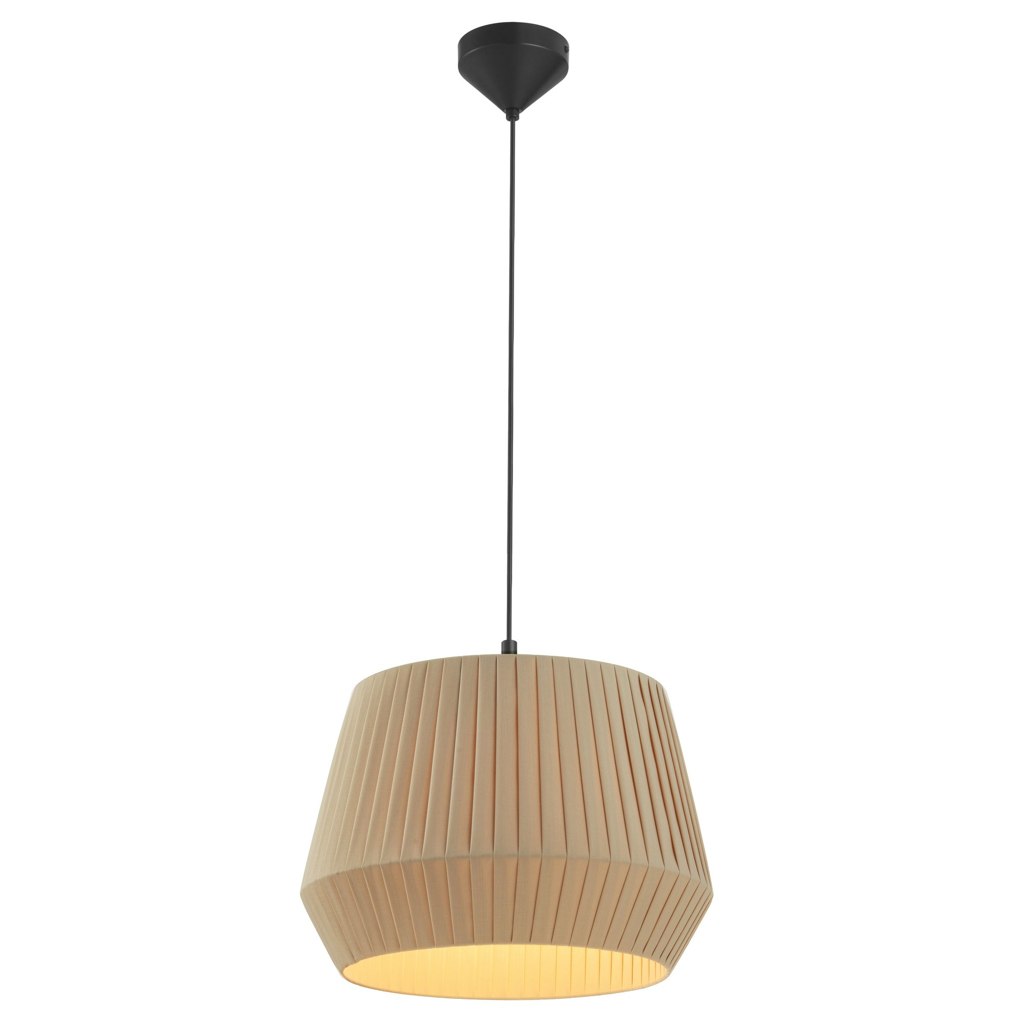 Suspension Dicte coton plissé au design contemporain par Nordlux