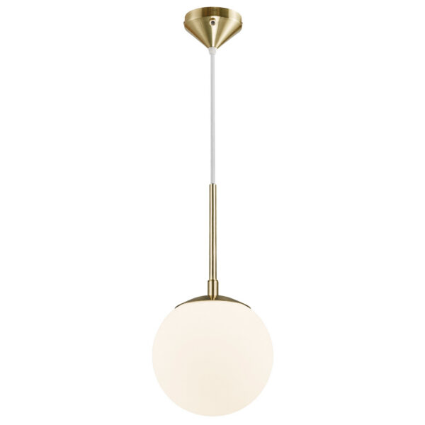 Suspension Grant laiton au design contemporain par Nordlux