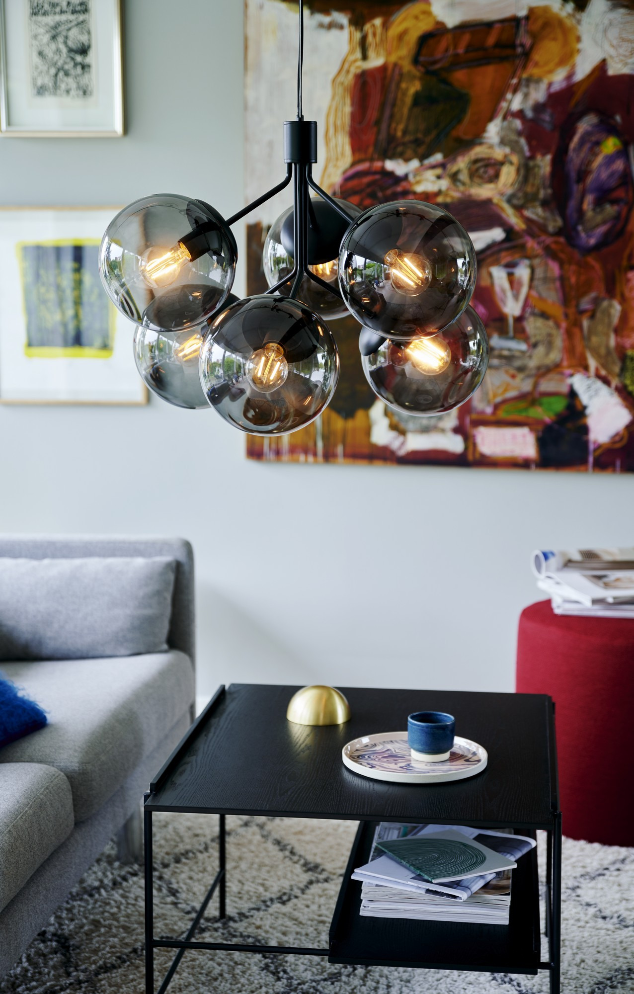 Suspension Ivona métal au design contemporain par Nordlux Suspension Ivona métal au design contemporain par Nordlux