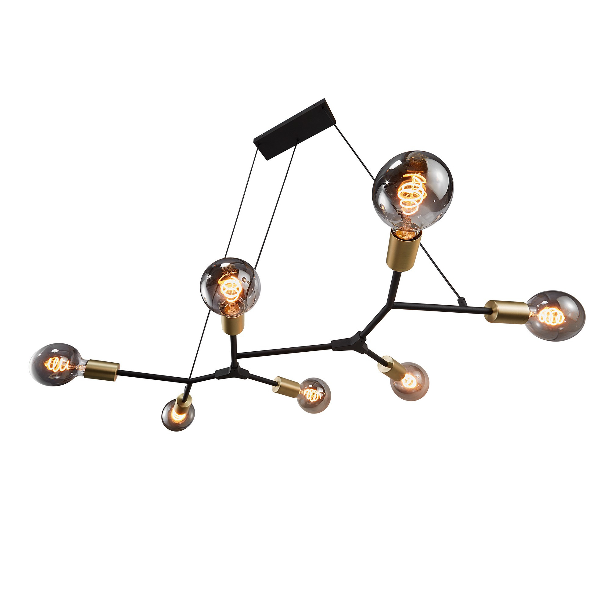 Suspension Josefine métal au design industriel par Nordlux Suspension Josefine métal au design industriel par Nordlux
