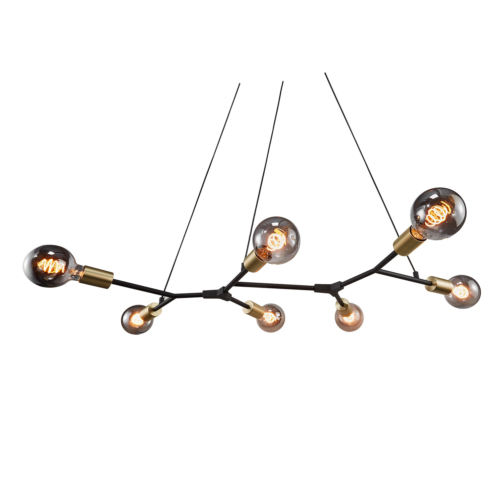Suspension Josefine métal au design industriel par Nordlux Suspension Josefine métal au design industriel par Nordlux