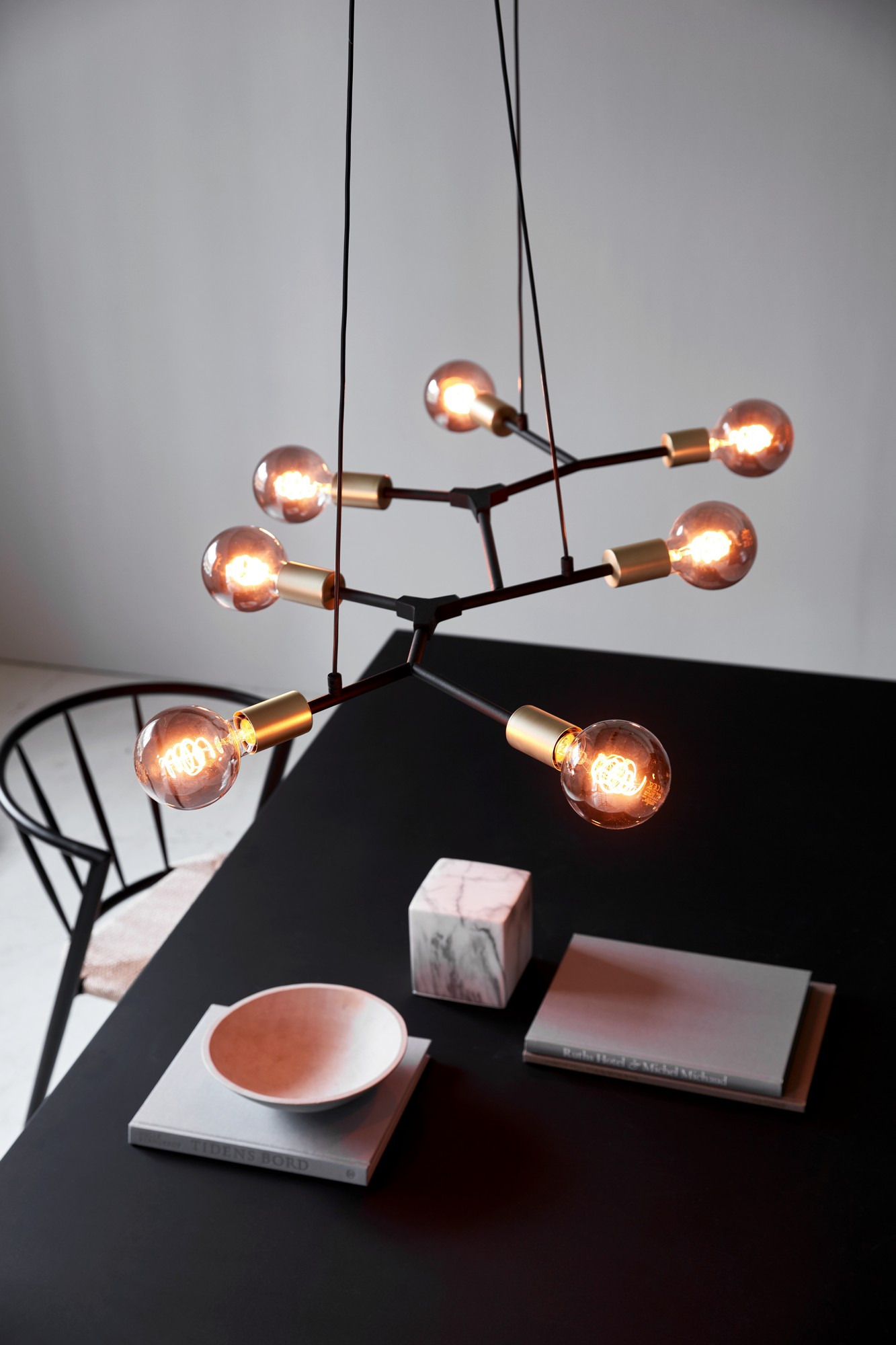 Suspension Josefine métal au design industriel par Nordlux Suspension Josefine métal au design industriel par Nordlux