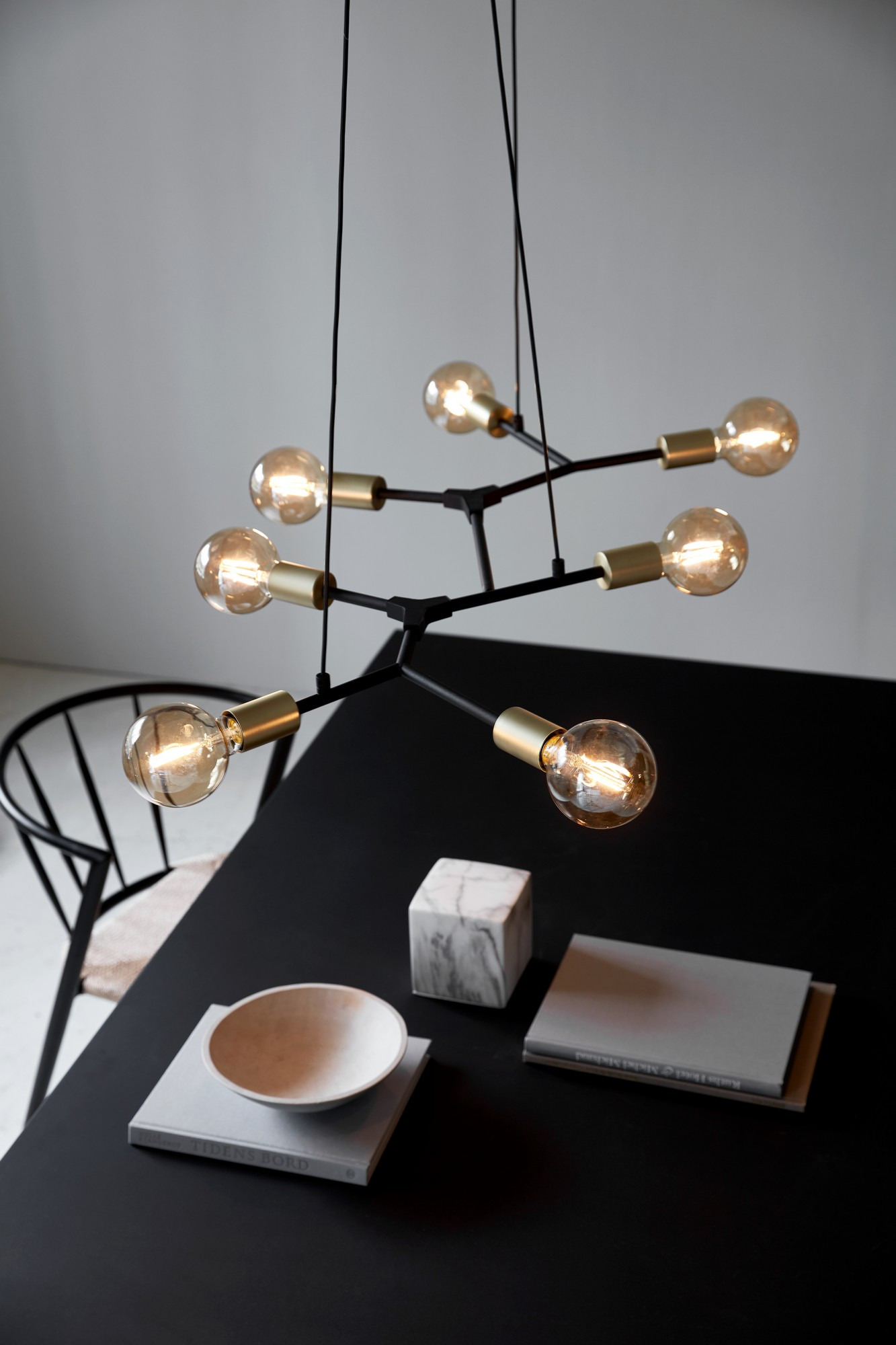 Suspension Josefine métal au design industriel par Nordlux Suspension Josefine métal au design industriel par Nordlux