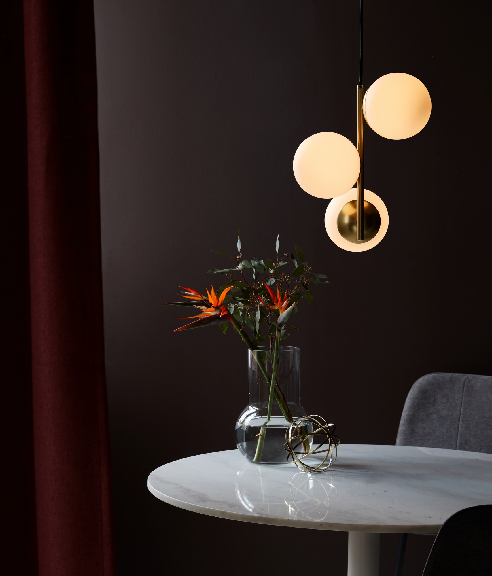 Suspension Lilly métal au design contemporain par Nordlux Suspension Lilly métal au design contemporain par Nordlux
