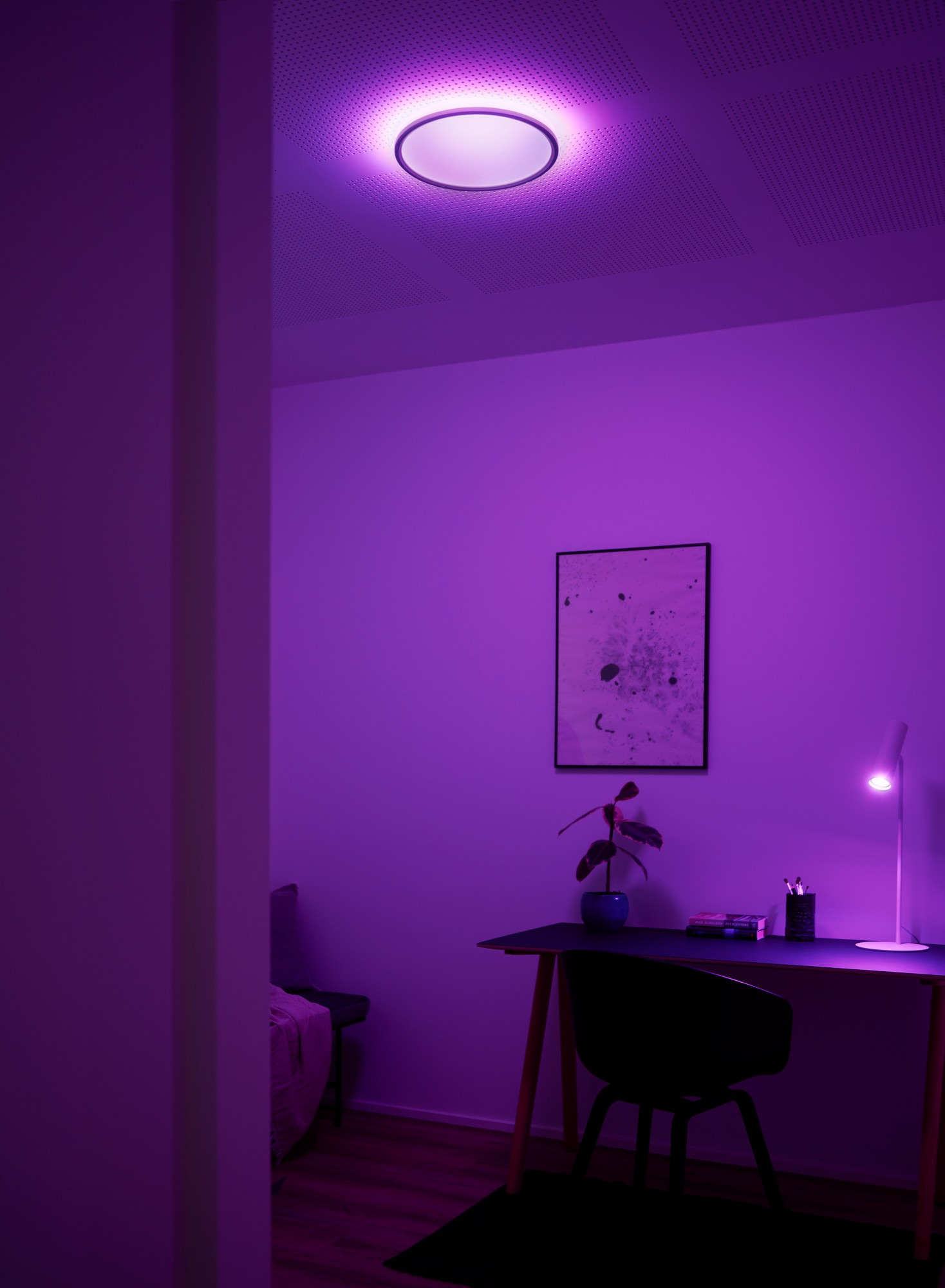 Plafonnier Liva Smart au design contemporain par Nordlux Plafonnier Liva Smart au design contemporain par Nordlux