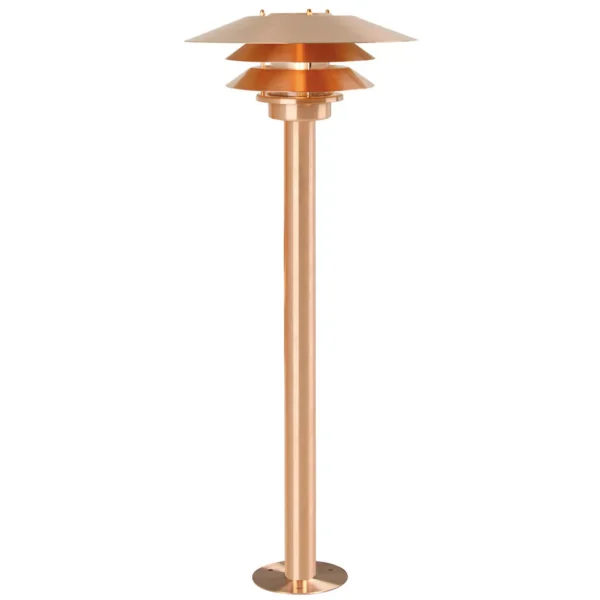 Lampadaire d'extérieur Venø Cuivre au design contemporain par Nordlux