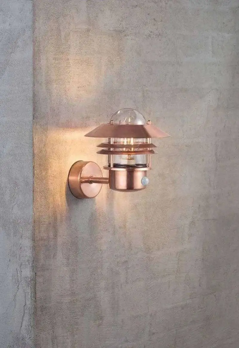 Applique d'extérieur Blokhus sensor au design contemporain par Nordlux Applique d'extérieur Blokhus sensor au design contemporain par Nordlux