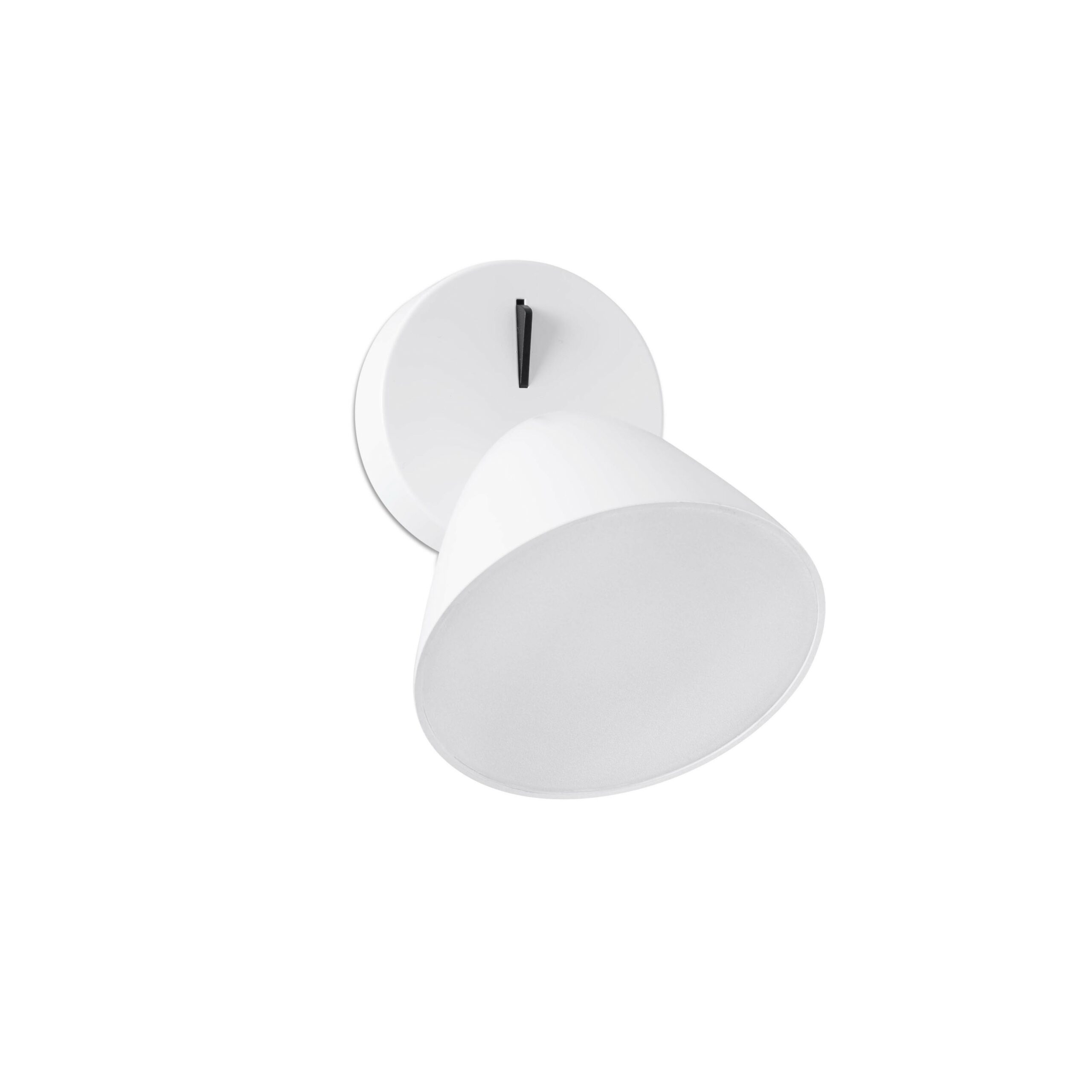 Applique orientable Aim blanc LED 10W spot cinéma au design contemporain par Estudi Ribaudi