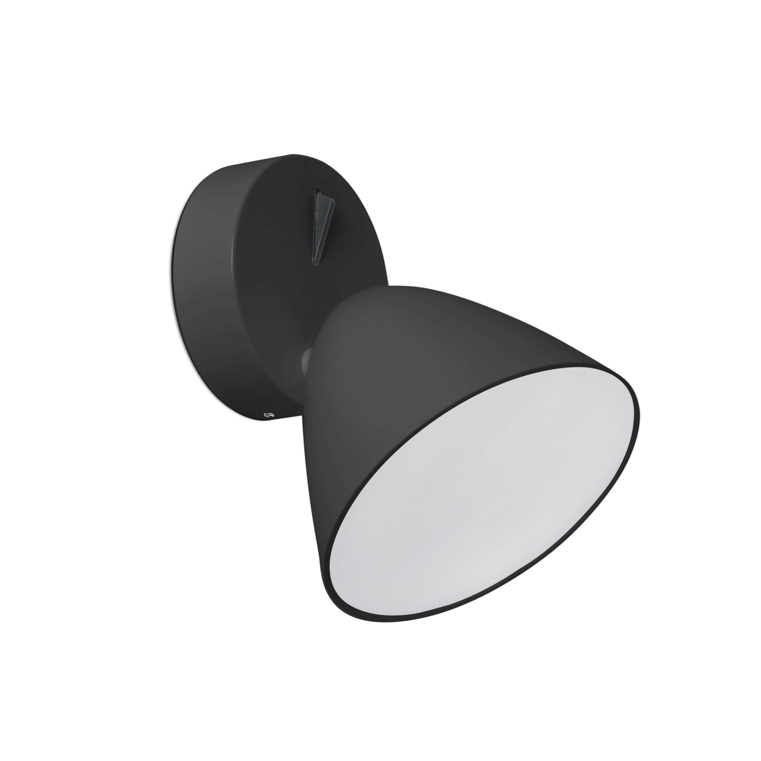 Applique orientable Aim noir LED 10W spot cinéma au design contemporain par Estudi Ribaudi
