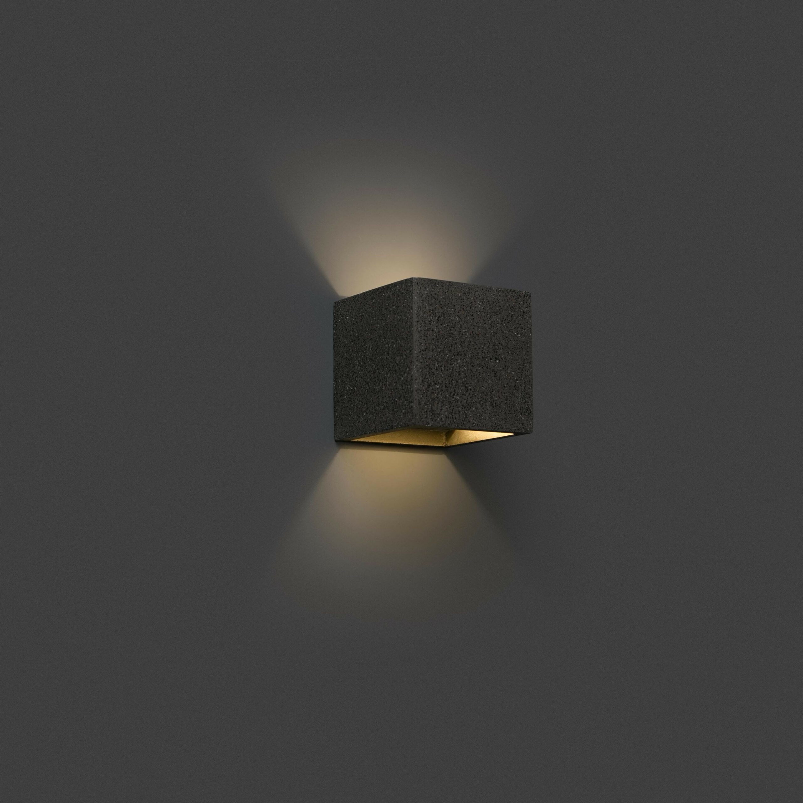 Applique en béton Concrete Life noir au design moderne et minimaliste