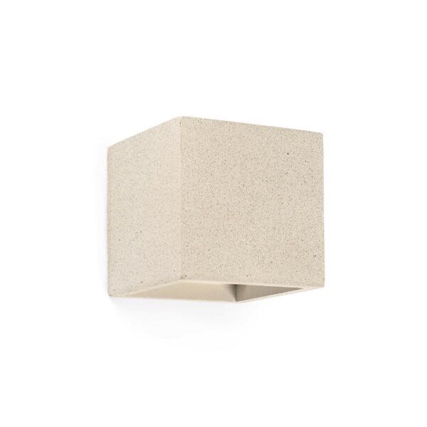 Applique en béton Concrete Life beige au design moderne et minimaliste