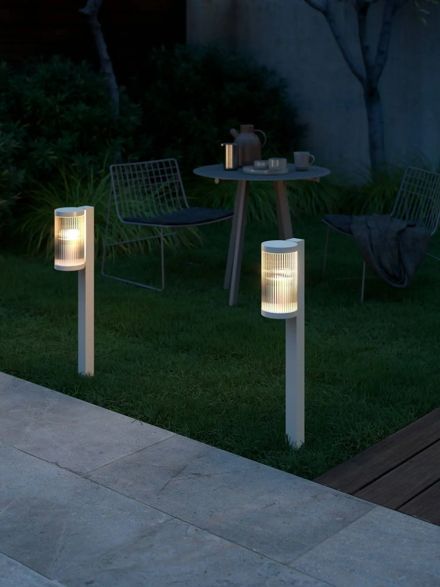 Lampadaire d'extérieur Coupar au design contemporain par Nordlux Lampadaire d'extérieur Coupar au design contemporain par Nordlux