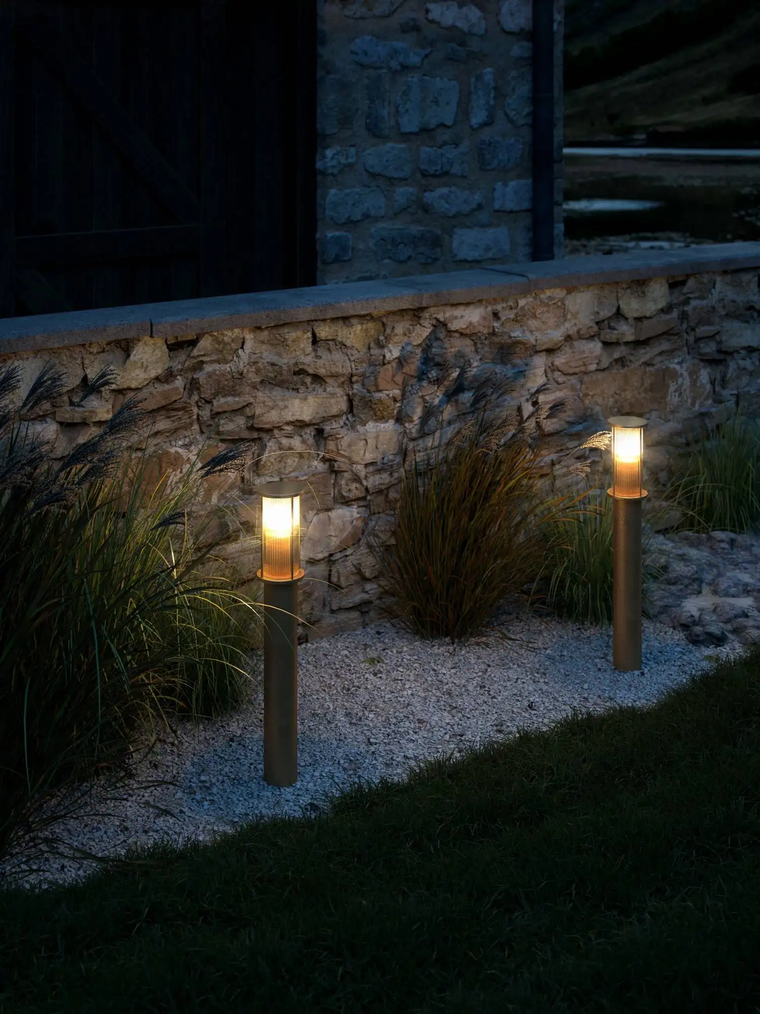 Lampadaire Potelet d'extérieur Linton au design contemporain par Nordlux Lampadaire Potelet d'extérieur Linton au design contemporain par Nordlux