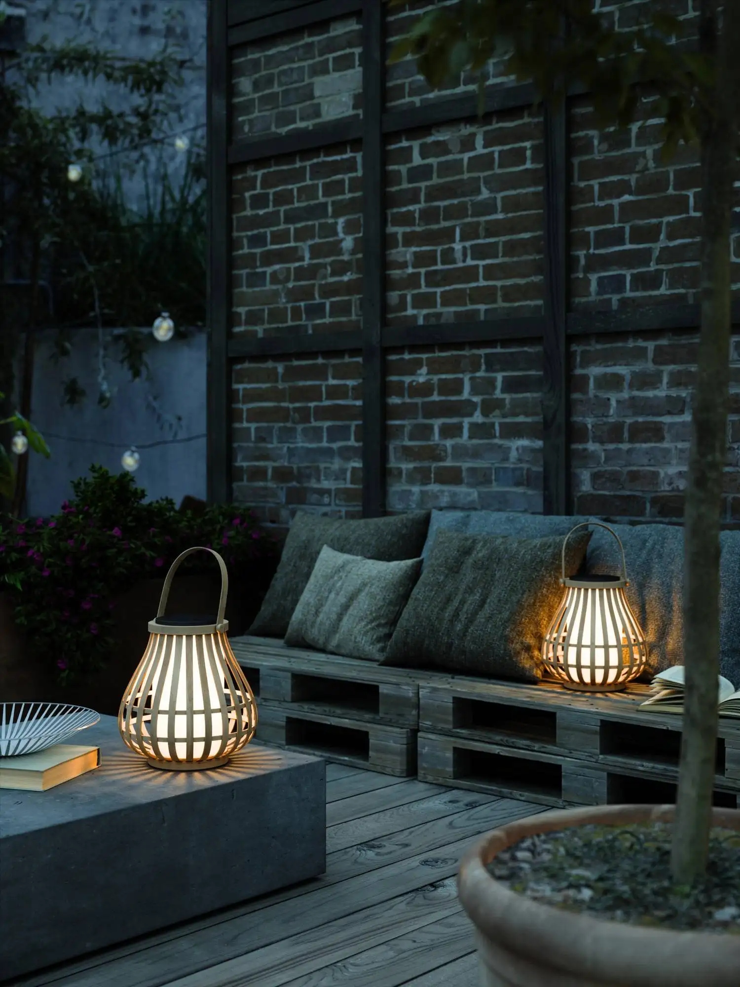 Lampe à poser d'extérieur Leo au design contemporain par Nordlux Lampe à poser d'extérieur Leo au design contemporain par Nordlux