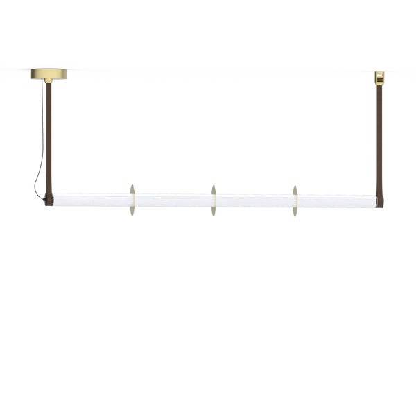 Suspension Roseline base en laiton par Robin Lamps