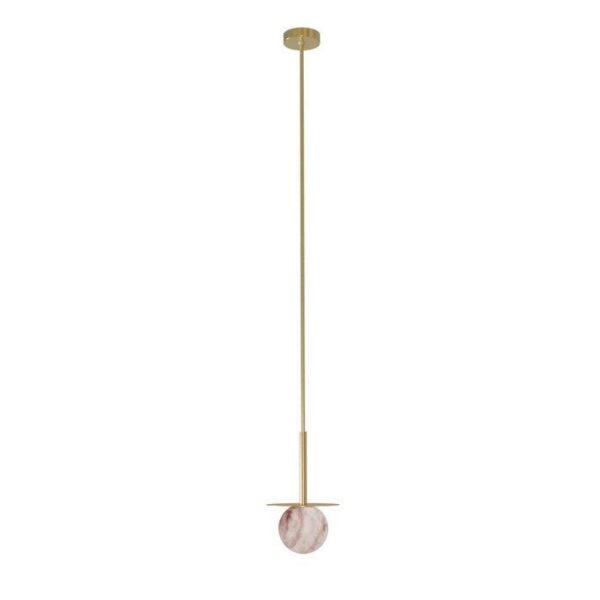 Suspension Royal base en laiton par Robin Lamps