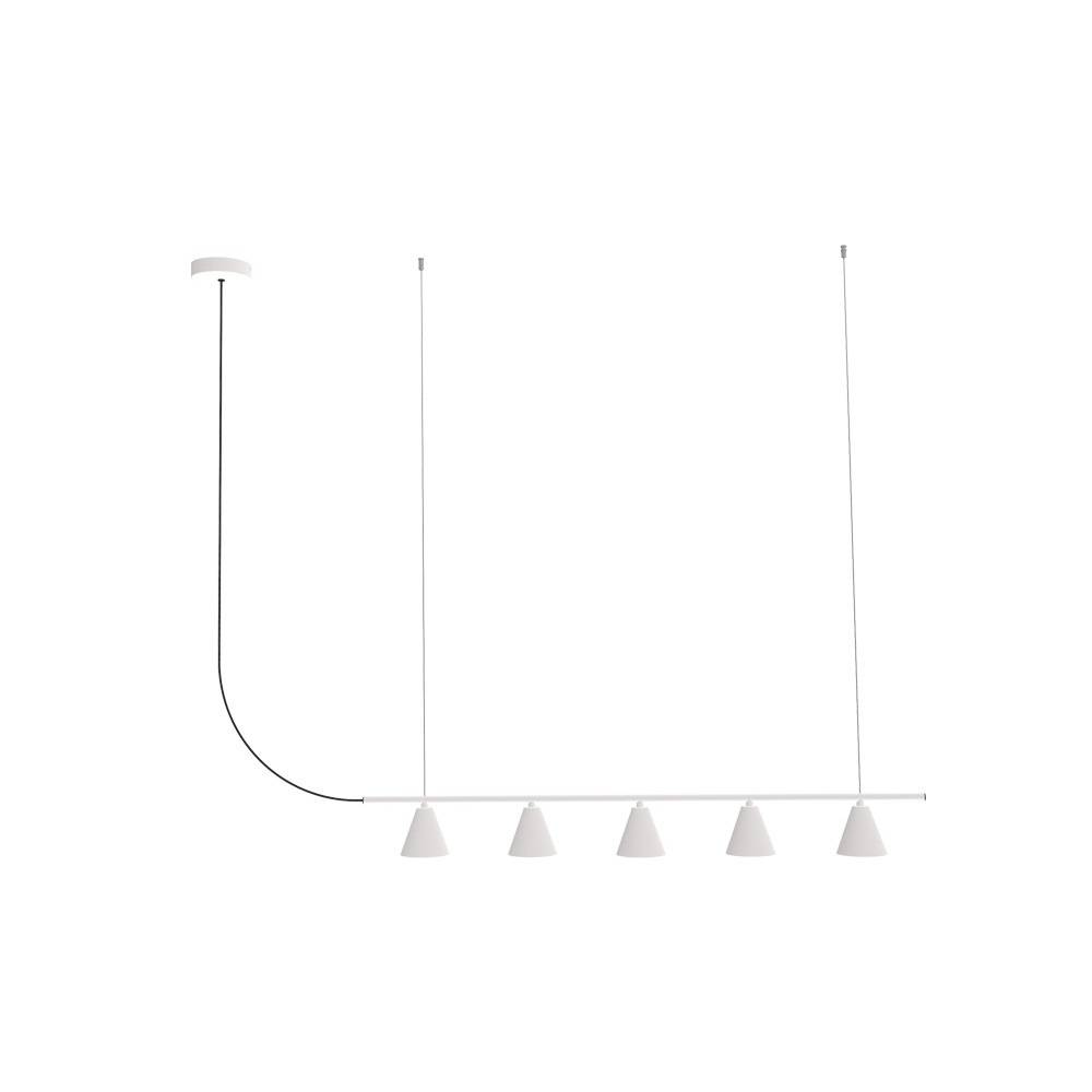 Suspension Rimini chandelier en fer par Robin Lamps