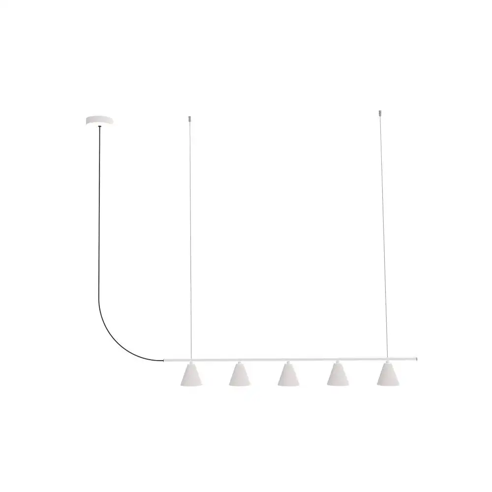 Suspension Rimini chandelier en fer par Robin Lamps
