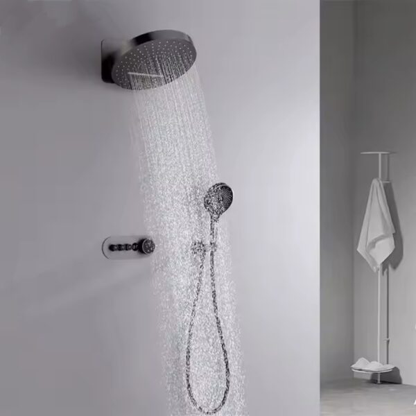 Kit de douche encastrable Lisa thermostatique à affichage LED