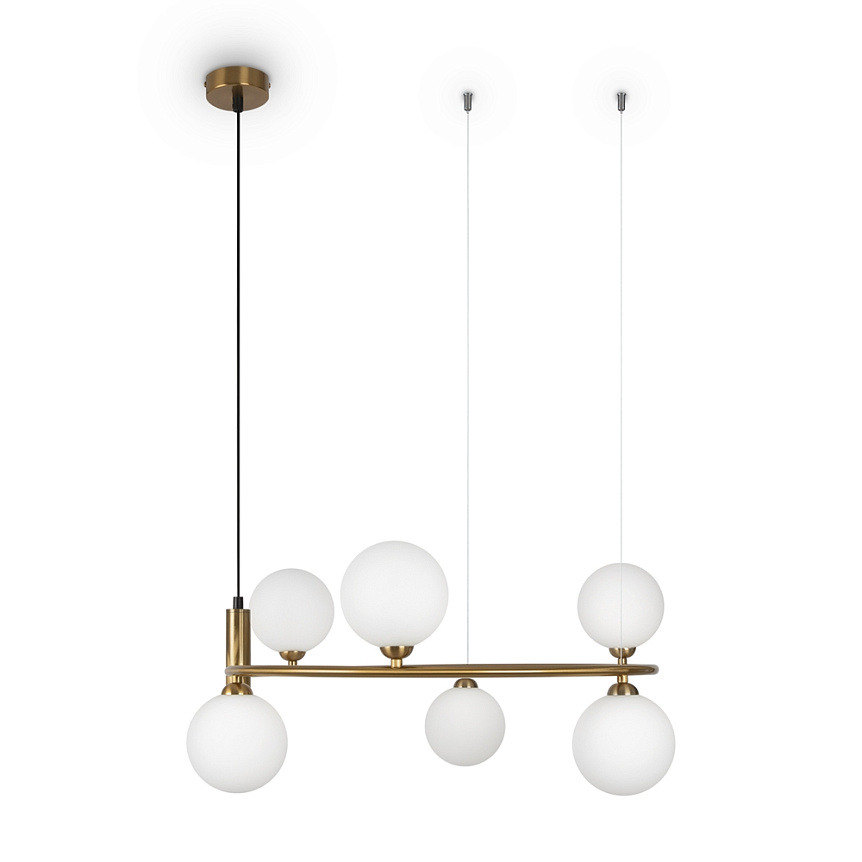 Suspension Ring 6 en métal au design moderne par Maytoni Suspension Ring 6 en métal au design moderne par Maytoni