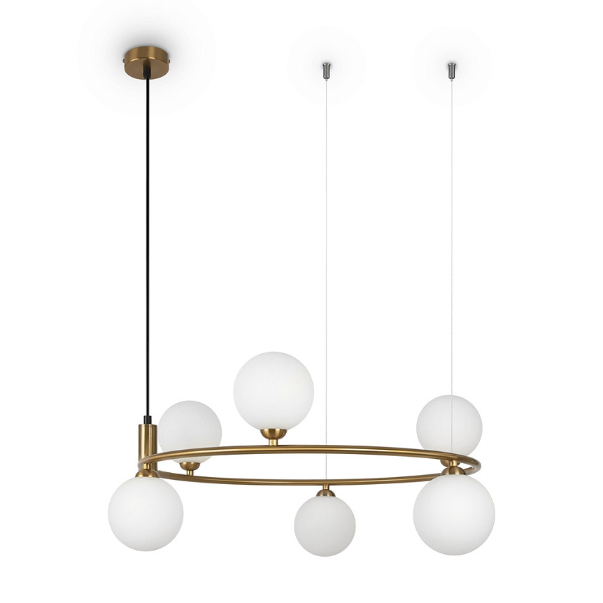 Suspension Ring 6 en métal au design moderne par Maytoni Suspension Ring 6 en métal au design moderne par Maytoni