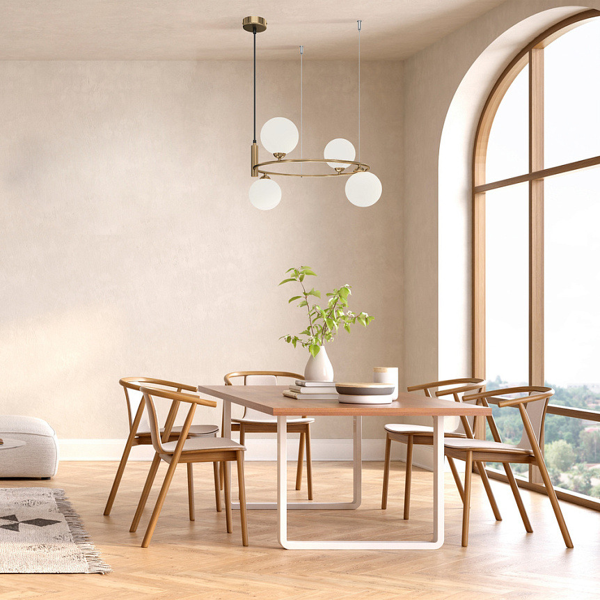 Suspension Ring 4 en métal au design moderne par Maytoni Suspension Ring 4 en métal au design moderne par Maytoni
