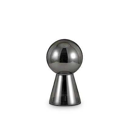 Lampe à poser design Keys fumé H30 en verre souflé