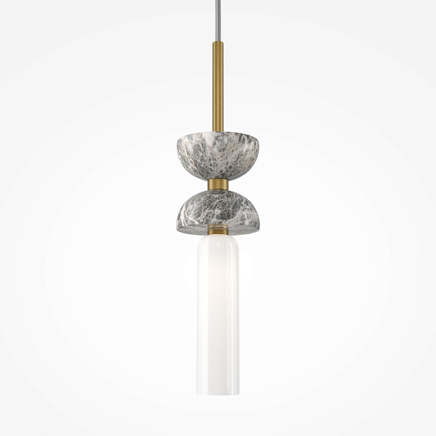 Suspension Kyoto Marbre en verre et marbre par Maytoni