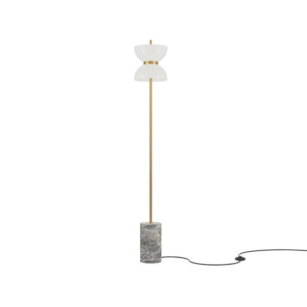 Lampadaire Kyoto en verre et marbre par Maytoni