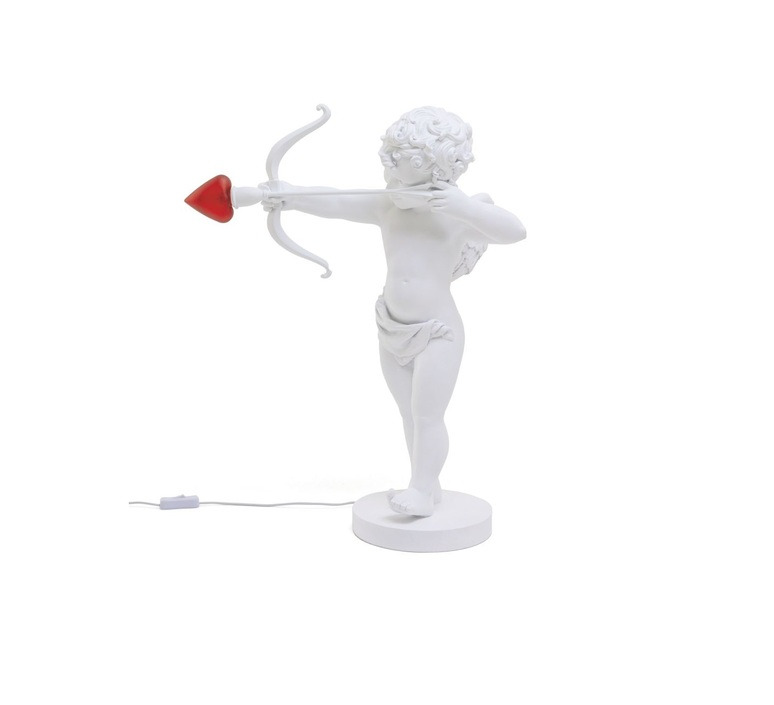 Lampe à poser Cupid en résine par Uto Balmoral x Seletti