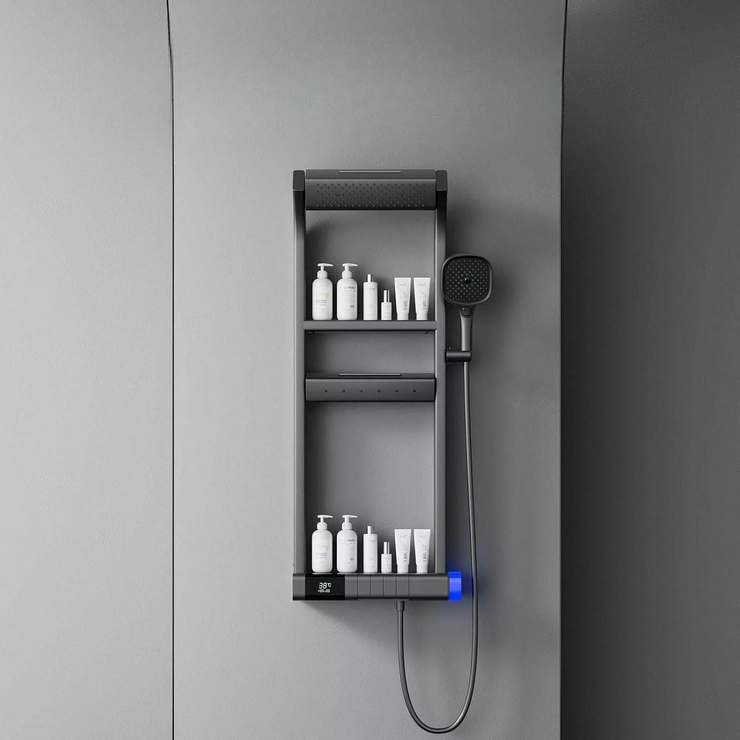 Colonne de douche Marie thermostatique à affichage LED par Pavao Studio