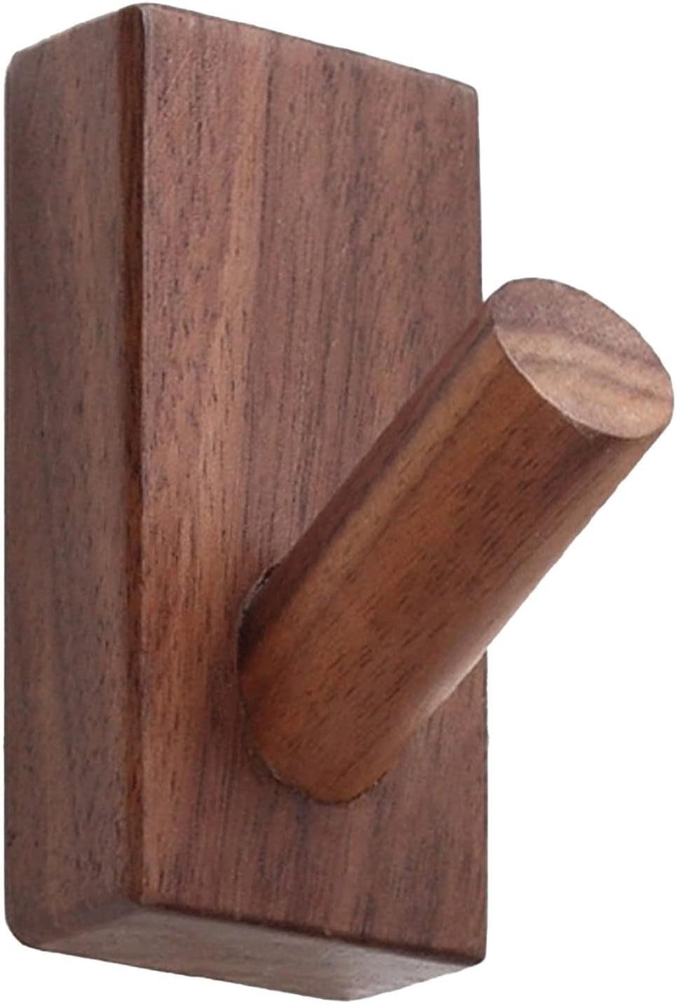 Patère murale Woody 15 au design naturel en bois naturel