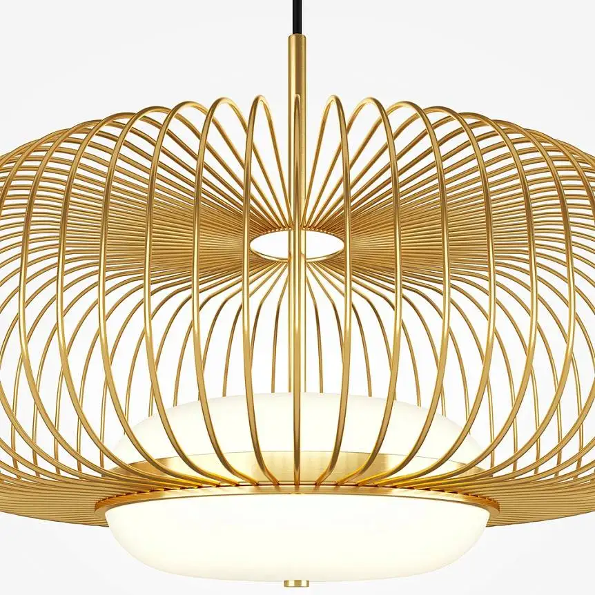 Suspension Levitation en métal doré au design moderne par Maytoni Suspension Levitation en métal doré au design moderne par Maytoni