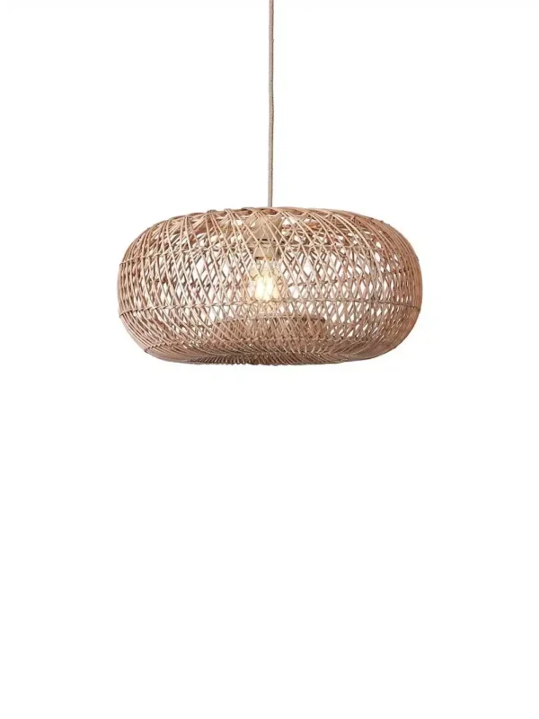 Luminaire rotin et osier : appliques, lampes et suspensions Suspension Arizona en rotin au design naturel par Good & Mojo