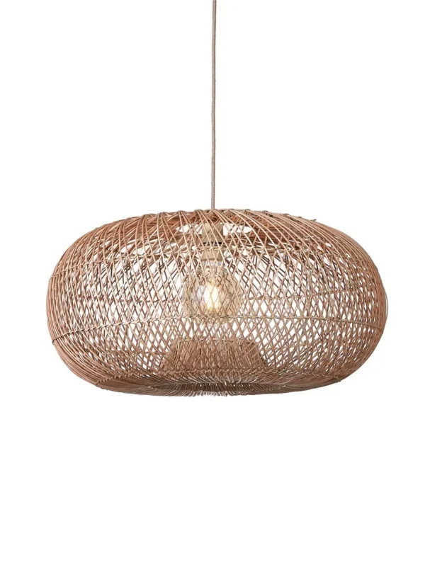 Luminaire rotin et osier : appliques, lampes et suspensions Suspension Arizona en rotin au design naturel par Good & Mojo