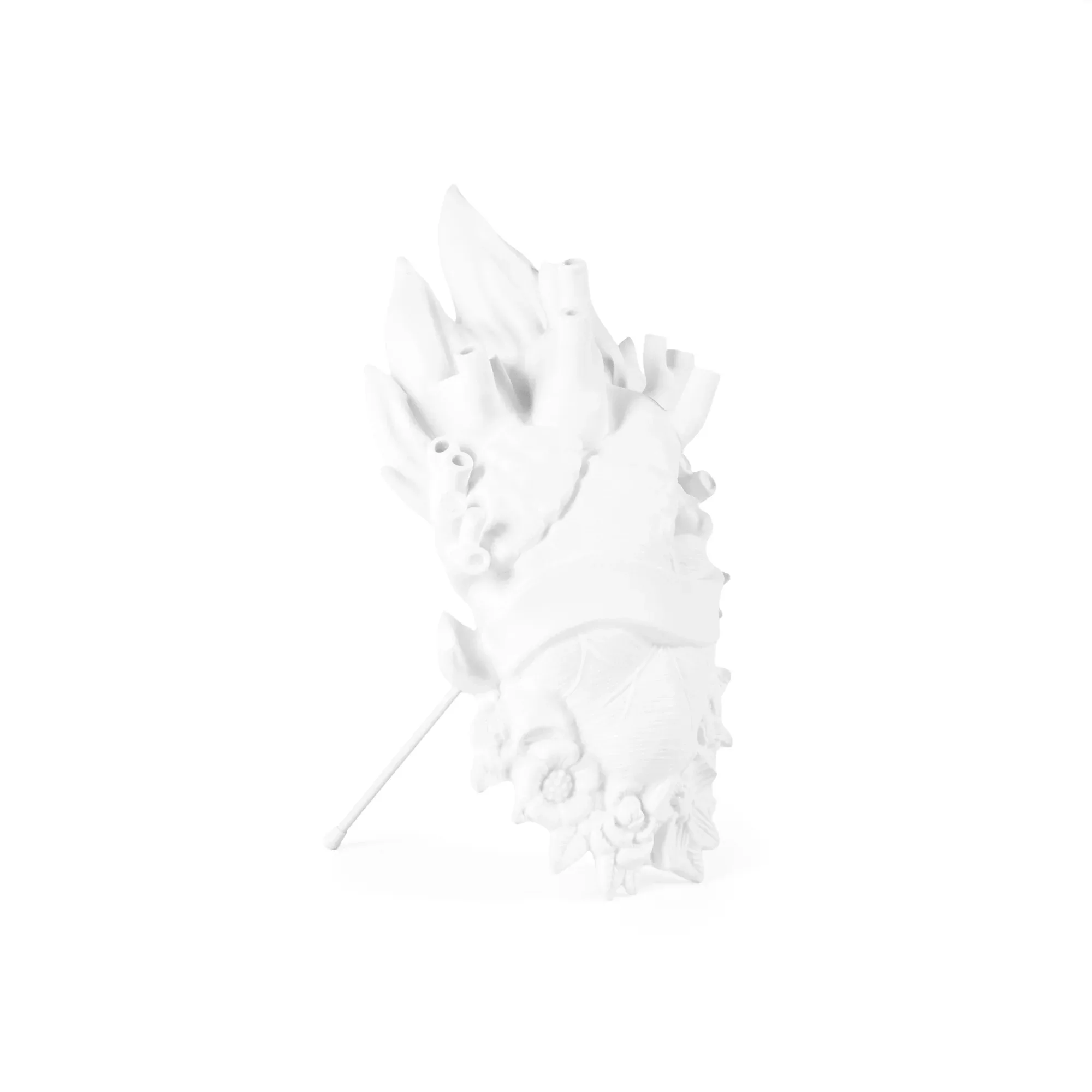 Vase design Holy Love in Bloom en porcelaine en forme de coeur par Marcantonio X Seletti