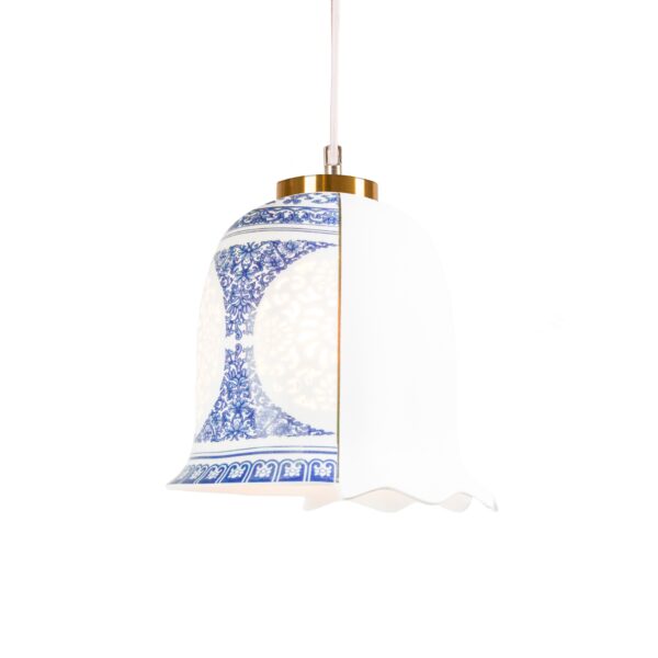 Suspension Lauvia en porcelaine par CTRLZACK x Seletti