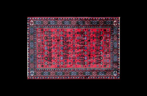 Tapis Slow walker Burnt carpet par Loredana Longo x Seletti