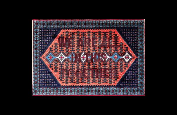 Tapis Together Burnt carpet par Loredana Longo x Seletti