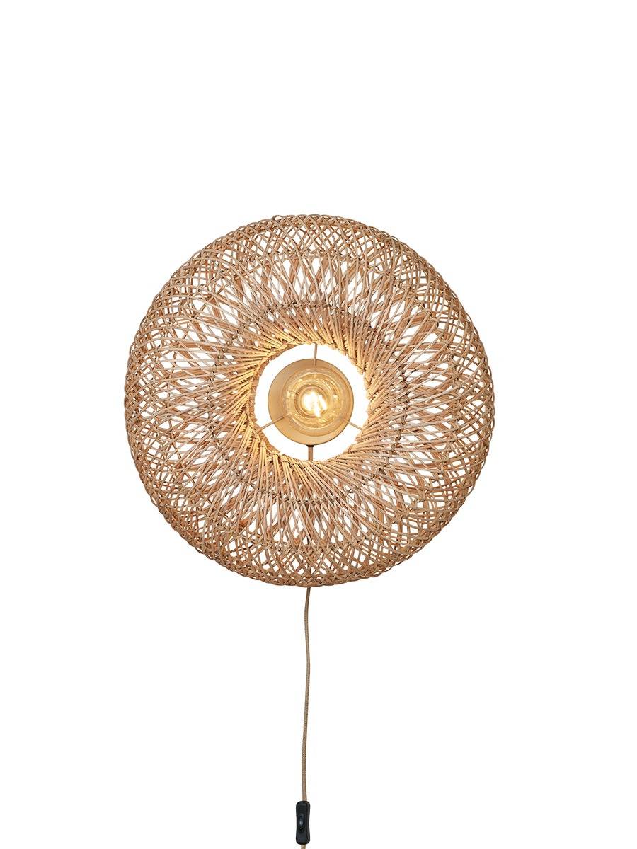 Applique murale Arizona en rotin au design naturel par Good & Mojo Applique murale Arizona en rotin au design naturel par Good & Mojo