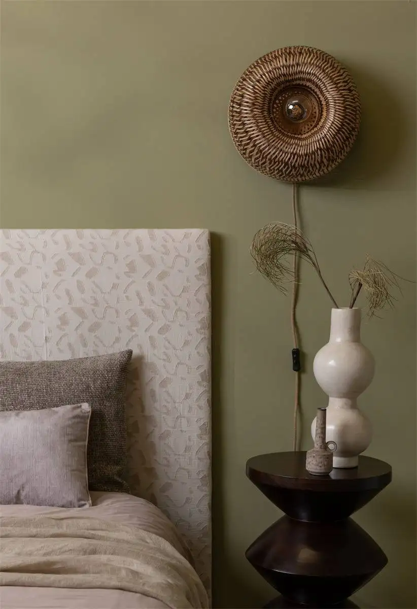 Applique murale Barbados en bambou tissé au design naturel par Good & Mojo Applique murale Barbados en bambou tissé au design naturel par Good & Mojo