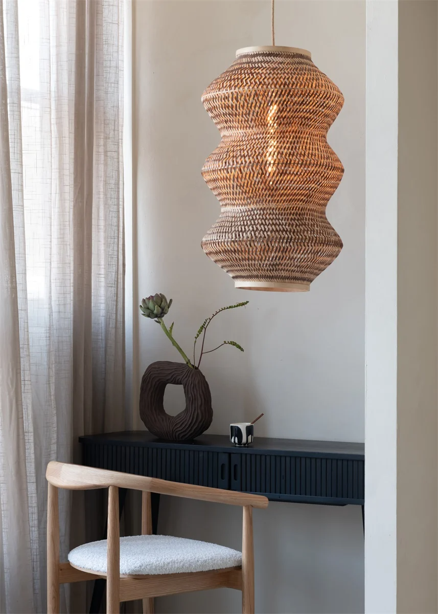 Suspension Barbados en bambou tissé au design naturel par Good & Mojo Suspension Barbados en bambou tissé au design naturel par Good & Mojo