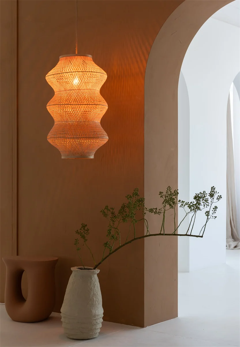 Suspension Barbados en bambou tissé au design naturel par Good & Mojo Suspension Barbados en bambou tissé au design naturel par Good & Mojo