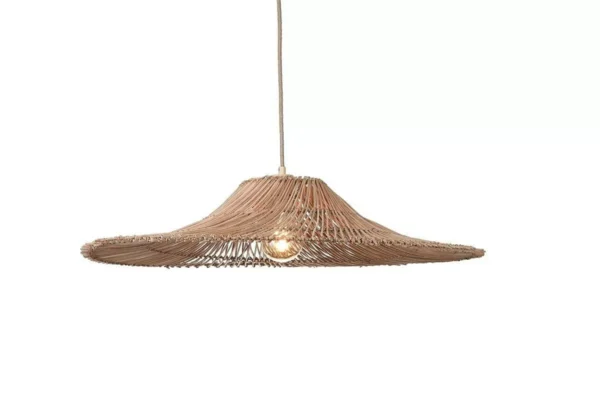 Luminaire rotin et osier : appliques, lampes et suspensions Suspension Cancun en jute au design naturel par Good & Mojo