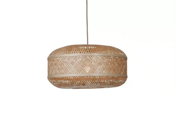 Luminaire bambou : suspensions et lampes en bambou naturel Suspension Langkawi en bamboo au design naturel par Good & Mojo