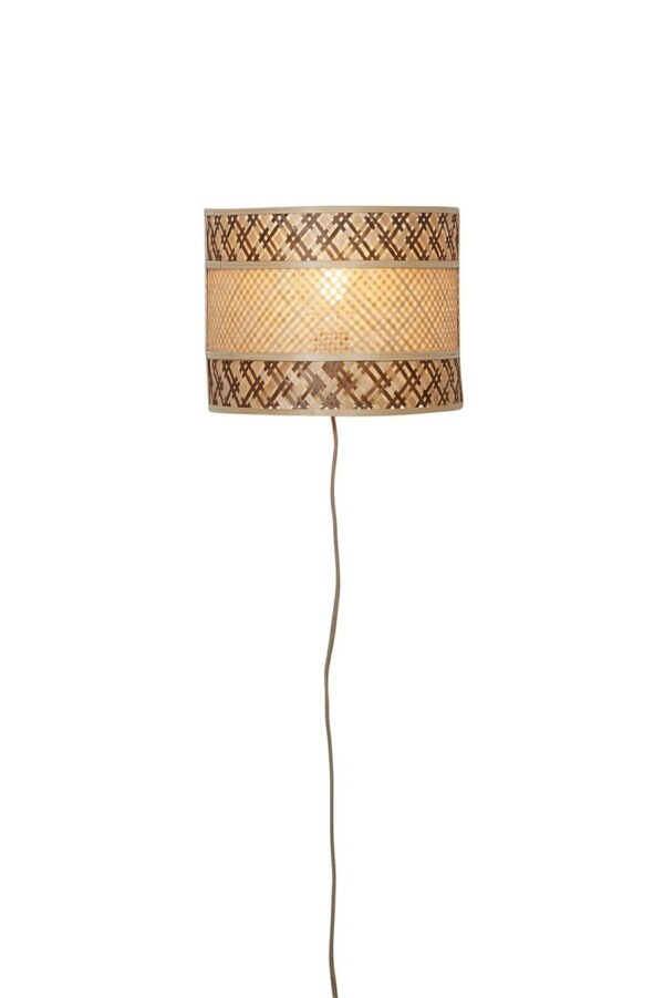 Applique murale Langkawi en bamboo au design naturel par Good & Mojo